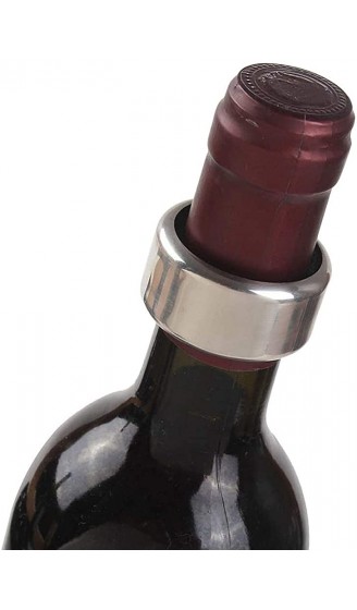 10 Stück Edelstahl Rotwein Tropf Stop Stop Ring Weinflasche Tropfring Edelstahlwein Kann in Bars Restaurants und Häusern Verwendet Werden - B08XK25MNQG