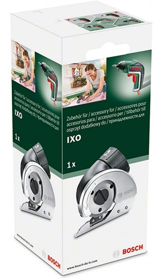 Bosch Allesschneider Aufsatz für IXO für PVC Pappe Leder oder Stoff bis 6 mm - B00K71DVNUE