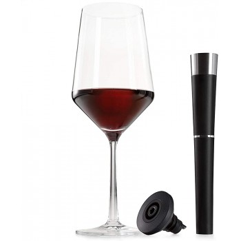 zzysh Weinverschluss System mit Argon Gas Weinflaschenverschluss – der effektivste Weg Wein nach dem Öffnen frisch zu halten. - B01LYMY02H1