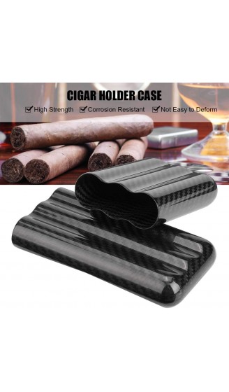 carbon zigarrenetui Kohlefaser Zigarren Fall Humidore 3 Röhren Zigarrenhalter Aufbewahrungsbox Reise Fall für Männer - B08LDDQMGW5