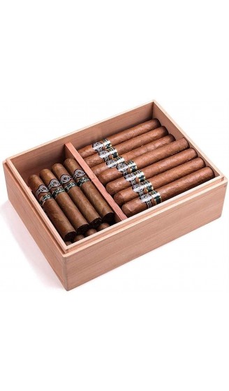 LZQBD ZENGQIANGJING Zigarrenbox Zedernholz-ackelter Alkoholisierter Kasten Massivholz-Zigarren-Humidor-Zigarre dekorative Box - B09WMMGJVS9