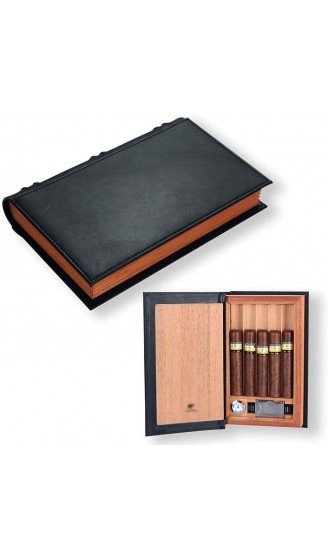 LZQBD ZENGQIANGJING Zigarrenkoffer Zedernholz-Humidor tragbarer Luftbefeuchter Zigarrespeicher Farbe: braun -Brown Color : Brown - B09WMGCLKSG