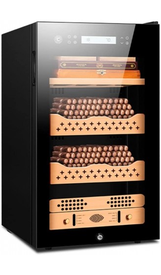 Smarter Humidor Bürohumidor Elektronischer Zigarrenschrank Konstante Temperatur Und Luftfeuchtigkeit Energiesparend Und Geräuscharm Color : Black S : 48x49x85.5cm - B09XKD12JJ6