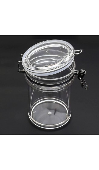 Tragbarer Humidor Transparentes Glas Für Zigarren Hochdichter Acryl-Humidor Mit Zedernholzspänen Color : Clear S : 12x12x17cm - B09Y24FL1FD