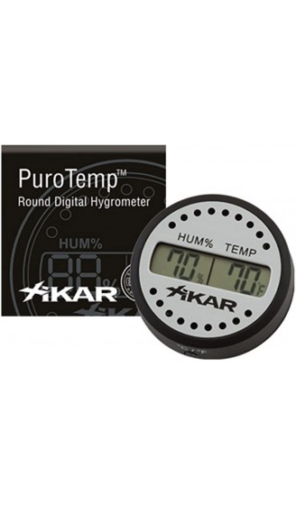 Xikar Luftbefeuchter rund Hygrometer digital - B004167OY4R