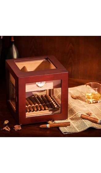 ZENGQIANGJING Zigarren-Humidor Cedar-Zigarre-Aufbewahrungsbox mit verstellbarem Teiler konstante Temperaturfeuchtigkeitszärtliche Zedernholz-hölzerne versiegelte große Zigarrenkasten mit großer Kapa - B09WMQPQH4J