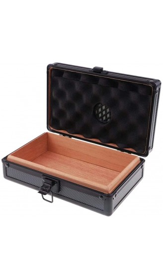 ZENGQIANGJING Zigarrenfall Zigarrenkasten Zigarrespeicherabfall enthalten Boxen Zigarren-Humidor mit Luftbefeuchter L.20 x W.12 x H. 6,5 cm Dekorationsbox - B09WMFZD35B