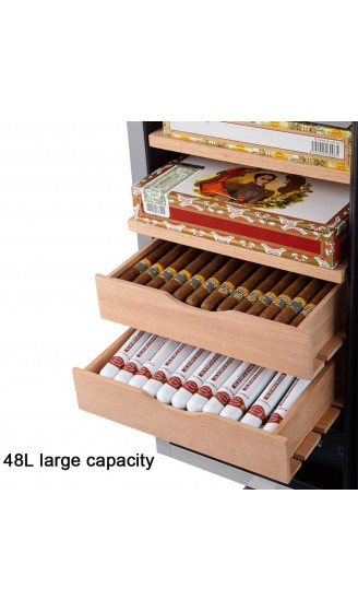 Zigarrenschachtel Barware-konstante Temperatur-Zigarrenbox elektronische Kühlzigarrenschrank Große Kapazität Zigarrenbox Teeerhaltungsschrank Intelligente Temperaturregelung Konservierungsschrank Koc - B09Y33BYW4U