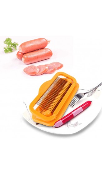 Fdit 1 Stück Multifunktionaler ergonomischer Curve Design Hot Dog Cutter Schinkenschneider für geschnittene Würste Hot Dog Schinkenwurst für Verschiedene Küchenbedürfnisse - B09J3SJN8HB