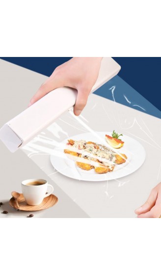 LSKJFF Cling Film Cutter Wall Hanging Magnetic Suction Cling Film Sealed Food Bag Cutting Box Can Be Used for Kitchen Cling Film Oil Tinfoil Cutting,Weiß - B09SPJ9SZ2M