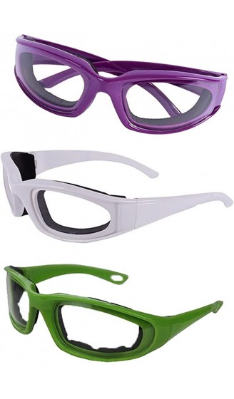 ZYYYWW Küchenzwiebelbrillen Tränenfreie Zwiebeln Hackbrillen Gläser Eye Protector Küche Gadget Werkzeug Color : White - B09PYNPWVHT
