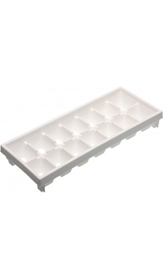 BarCraft Eiswürfelschale mit Flexibler Form zum Einfachen Entfernen Weiß 32 x 12 cm - B000YJEQACK