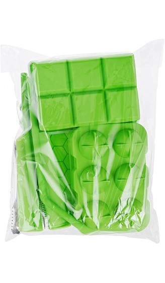 Cieex 10 Stück Eiswürfelform Silikon Set 6-Fach Eiskugelform und 37-Fach Eiswürfelformen mit Deckel Trinkhalm Eisclip Trichter und Reinigungsbürste Ice Cube Tray BPA-Fei für Whisky Cocktails Bier - B08Z76F5HV8