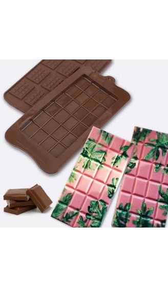 Cozihom Lebensmittelqualität Silikon Break-Apart Schokoladenformen Engery Riegel Cocao Riegel Candy Protein Form 5 Stück - B07TN6KBDHV