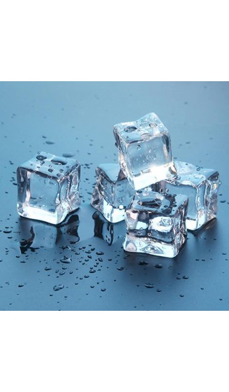 TonJin 35PCS künstliche Eiswürfel Kristallklarer Imitat-Acrylquadrat-Eiswürfel für Fotografie Requisiten Mittelstücke Party Dekor - B07RMJBBNJB