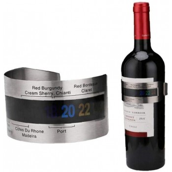 1pc Edelstahl-Wein-Armband Thermometer 4-26 Grad Celsius Red Weißwein Temerature Sensor-messwerkzeuge Eleganter - B08N4NN949J