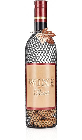 Aayla Wine Time Flaschen-Korkenhalter Weinkorkensammler Geschenk für Weinliebhaber zum Dekorieren von Haus und Küche Netzwein - B099ZWDKD7Y