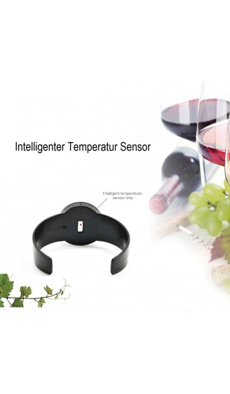 CoverKingz Weinthermometer für Rot- und Weißwein Wein Temperaturmesser Flaschenthermometer Digital Vintage Thermometer Temperaturchecker Flaschen Temperatur Messer - B09B2HKQ9VF