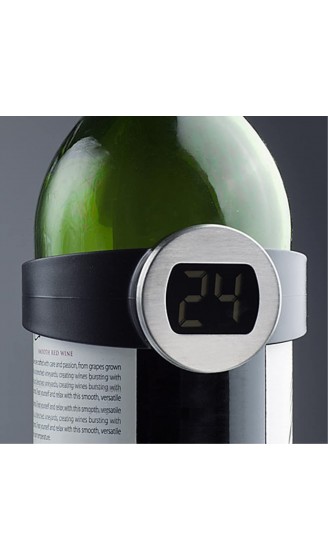 CoverKingz Weinthermometer für Rot- und Weißwein Wein Temperaturmesser Flaschenthermometer Digital Vintage Thermometer Temperaturchecker Flaschen Temperatur Messer - B09B2HKQ9VF