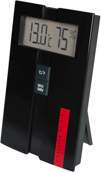 L'Atelier du Vin 095225-4 Digitales Hygro- Thermometer - B001TIBFM4M