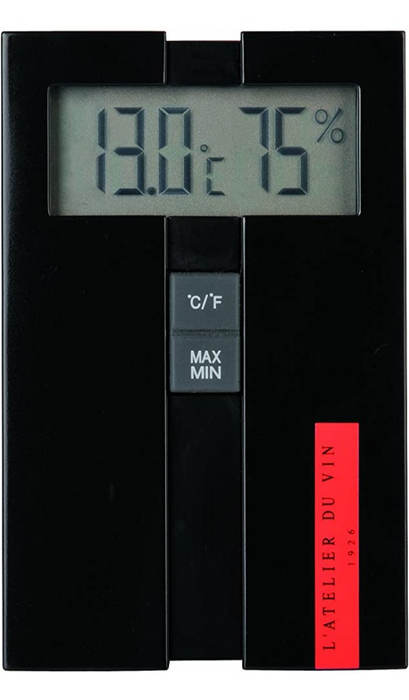 L'Atelier du Vin 095225-4 Digitales Hygro- Thermometer - B001TIBFM4M
