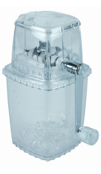 APS 36017 durchsichtiger Kunststoff Ice Crusher mit Edelstahl Schneider 12 x 12 x 24 cm - B004E1XQZMH