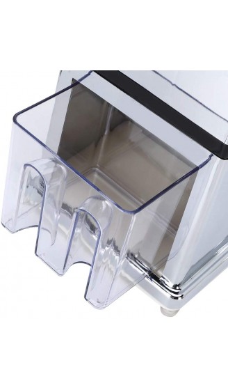 CHENQIAN Eiszerkleinerer Edelstahl Tragbare Handkurbel Manueller Eiszerkleinerer Haushalts-Eisrasierer der Maschine Küchenwerkzeug herstellt 6.1x4.9x10.4in - B09L86Y3YZW