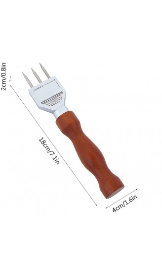 Edelstahl-Eismeißel Pick-Brecher mit Holzgriff entfernen Pick Crushed Ice Tool Bar Zubehör Küchenbar Restaurant Zubehör - B08HX56ZFR5