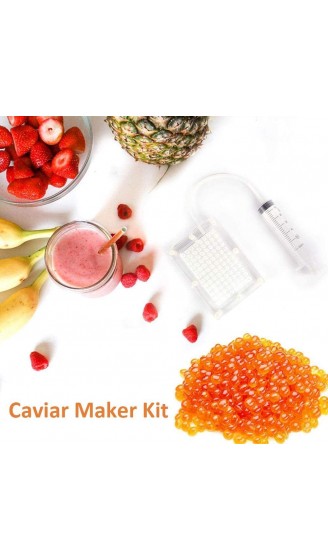 Kaviar Maker Tool Kit Kaviar Maker Molecular Gourmet Kit 96 Mulden für Molekulare Gastronomie - B08HH1L8F8E