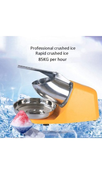 STRAW Elektrische Schneekegelmaschine for Eisrasierer Std. for den privaten und gewerblichen Gebrauch Color : Yellow - B0979JB8SSP