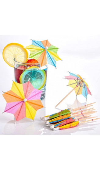 150 Stück achteckige sternförmige Regenschirme Cocktail-Schirme für Getränke Sonnenschirm aus Papier Cupcake-Aufsätze handgefertigte Cocktail-Sonnenschirme für Dekorationen und Partyzubehör - B092SCLDK2O