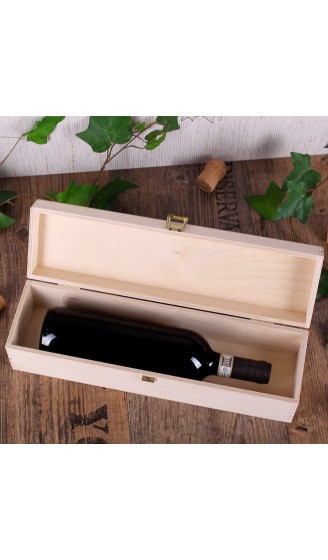 Cera & Toys® Weinbox aus Holz mit gratis Gravur der Namen Datum + Text Hochzeit - B00JPQLBCQU