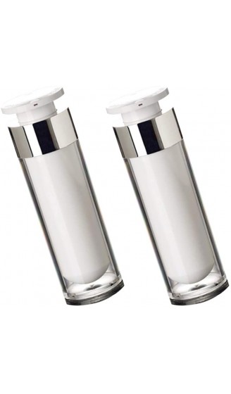 CGgJT 2 stücke 50ml Airless Pumpe Flasche Leere Nachfüllbare Reiselotion Pumpenbehälter Airless Lotion Dispenser Kosmetische Flasche Size : 50Ml - B09W4X7JPPW