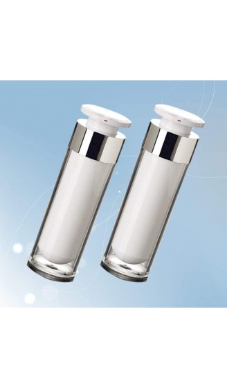CGgJT 2 stücke 50ml Airless Pumpe Flasche Leere Nachfüllbare Reiselotion Pumpenbehälter Airless Lotion Dispenser Kosmetische Flasche Size : 50Ml - B09W4X7JPPW