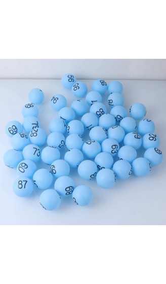 Toyvian 100 Stücke Lotterie Nummerierte Bälle 1-100 Tischtennisbälle mit Nummern Spielbälle Bier Ping Pong Bälle für Trinkspiel Partyspiel Bingo Spiel Blau - B07YKW7114U