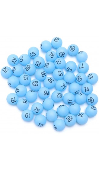Toyvian 100 Stücke Lotterie Nummerierte Bälle 1-100 Tischtennisbälle mit Nummern Spielbälle Bier Ping Pong Bälle für Trinkspiel Partyspiel Bingo Spiel Blau - B07YKW7114U