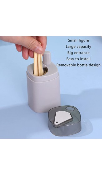 Dewlin 6 Stücke Zahnstocher Box Automatischer Zahnstocherhalter Portable Automatische Zahnstocherhalter Drücken Um Automatisch Aufzutauchen für Zahnstocher Aus Kunststoff Ohne Zahnstocher - B09FJD6LJDD