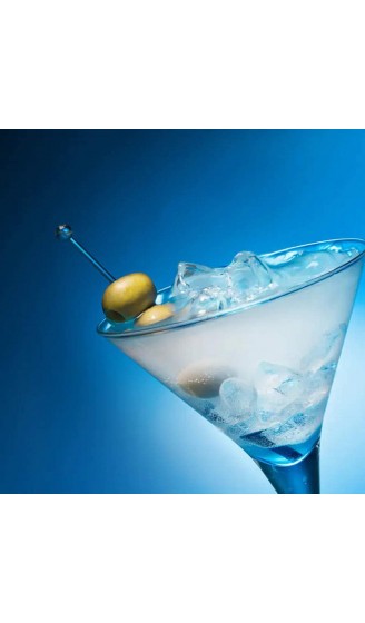 Homgaty 20 Stück Cocktail Picks Martini-Spieße Edelstahl Cocktailspieße für Fingerfood Margarita Kleine Snacks Antipasti Cocktails Silber - B08X28CR86M