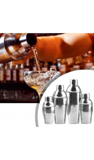 iTimo Cocktail Shaker Martini Wine Mixer Edelstahl Silber - B07VQTPF3WC