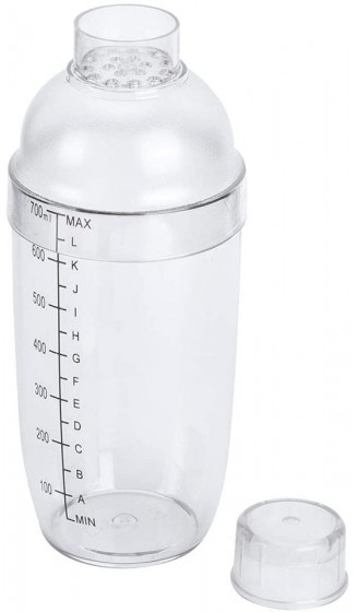 JULYKAI Cocktail-Shaker Tagesbedarf Milch-Shaker Plastik-Shaker Familienrestaurant für Bar700ml - B08CZZB412E