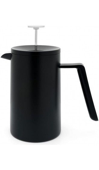 Leopold Vienna schwarzer doppelwandiger Kaffeebreiter 1.0 Liter Edelstahl - B09WDSNW1TR