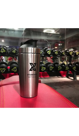 X SIM FITNESSX 700ml Sport Fitness Edelstahl Protein Shaker Eiweiß | Protein Shaker Eiweiss Bottle - B071HXNQKSU