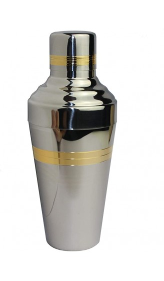 Yukiwa Baron Cocktail-Shaker 51 cl silberfarben gelber Ring hergestellt in Japan 11 Farben erhältlich - B0852Q5NTM9