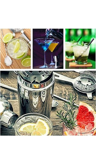 11-teiliges Cocktail-Shaker-Set mit Bambusständer Barkeeper-Kit für Mixgetränke Perfect Home Bar-Set Wonderful Drink Mixing Tool Set 750ML - B095N5XNNTB