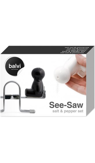 balvi - See-Saw. Pfeffer- und Salzstreuer-Set für den Esstisch. Origineller Salz- und Pfefferstreuer - B073XD8LP9N