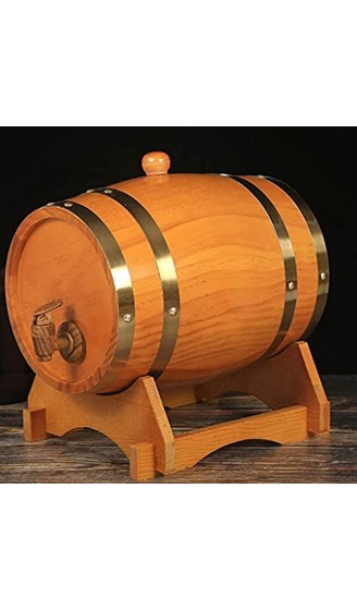 Lrocaoai Eichen Fass 1.5 L 3 L Eichen Lagerung Eingebauter Folien Liner Zur Aufbewahrung Ihres Eigenen Whiskys Bieres Weins Bourbonen Brandys C. - B09X9RRTV5L