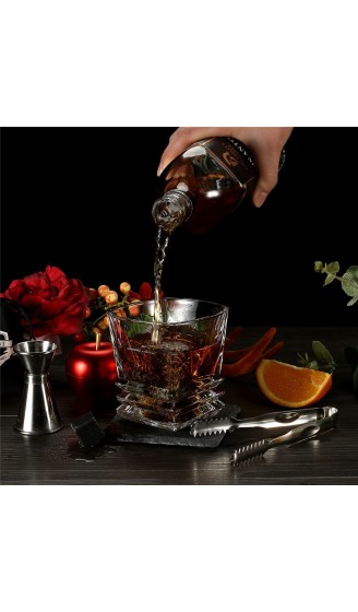 ZYKHD Whisky-Steine und Glas-Geschenk-Box-Set – Granit kühlende Steine bestes Trinken für Männer Vater Ehemann Geburtstagsparty Urlaubsgeschenk 5.0 - B09V13V8GV2