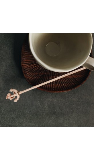 Beyoo Kaffee-Rührstäbchen aus Edelstahl mehrfarbig 6 Stück - B097R8X1HJA