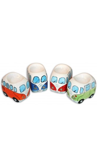 Camper Bus 4-TLG. Eierbecherset aus Keramik in 4 - B009WU25SOX