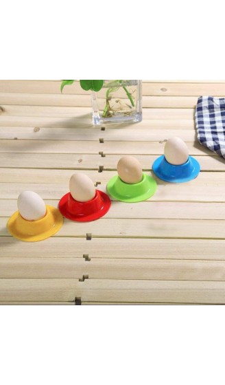 GZLCEU 8 Stück Eierbecher Silikon Eierst Bunt Stapelbarer Eierhalter Kreative Küche Silikon Egg Cups Set（4 Farbe） - B08JV2KWVW8